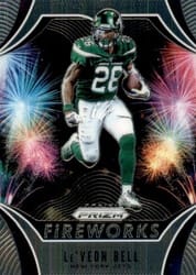 2019 Panini Prizm Fireworks Le'Veon Bell #19 card