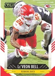 2021 Score Base Set Le'Veon Bell #4 card