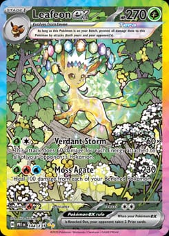 2025 Prismatic Evolutions Leafeon ex #144