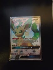 Hidden Fates Shiny Vault Leafeon-GX #SV46 card