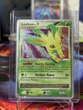 2008 Majestic Dawn Leafeon LV.X #99 card