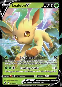 Crown Zenith Leafeon V #13 card