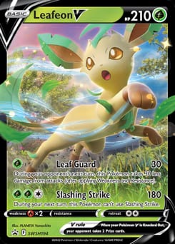 SWSH Black Star Promos Leafeon V #SWSH194 card