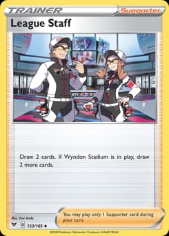 Vivid Voltage League Staff #153 card