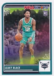 2023-24 Hoops Haunted Hoops Base Set Leaky Black #248 card