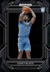2023 Panini Prizm Draft Picks Base Set Leaky Black #18 card