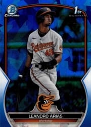 2023 Bowman Sapphire Edition Base Set Leandro Arias #BCP-84 card