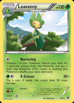 Emerging Powers Leavanny #7 card