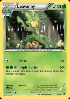 Emerging Powers Leavanny #8 card