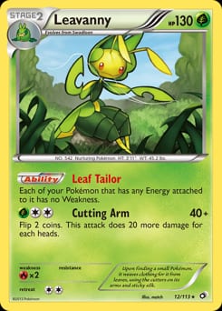 Legendary Treasures Leavanny #12 card