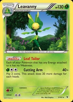 Noble Victories Leavanny #3 card