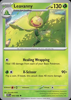 White Flare Leavanny #3 card