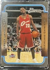 LeBron James 2003 Bowman card