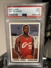 LeBron James 2003 Fleer card