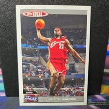 Lebron James 2004-05 Topps Total Base Set card