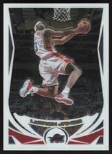 LeBron James 2004 Topps Chrome card