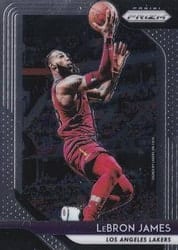 2018-19 Panini Prizm Base Set LeBron James #6 card