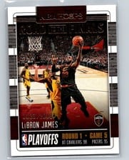 2018 Panini Hoops Road to the Finals LeBron James #37 card