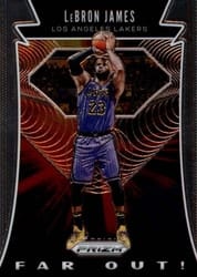 2019-20 Panini Prizm Far Out! LeBron James #2 card