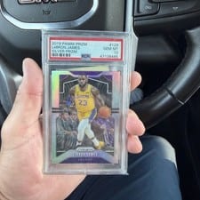 2019 Panini Prizm LeBron James Silver Prizm #129 card