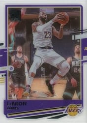 2020-21 Clearly Donruss Base Set LeBron James #49 card