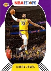 2020-21 Hoops Base Set LeBron James #146 card