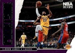 2020-21 Hoops Courtside LeBron James #7 card