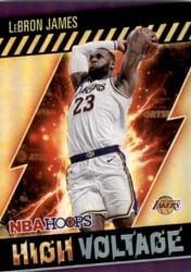 2020-21 Hoops High Voltage LeBron James #15 card