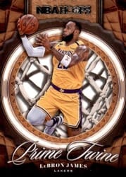2020-21 Hoops Prime Twine LeBron James #1 card