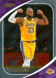 2020-21 Panini Absolute Memorabilia Base Set LeBron James #45 card