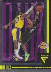 2020-21 Panini Flux D Lux LeBron James #3 card