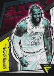 2020-21 Panini Flux Flux Appeal LeBron James #10 card