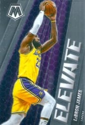 2020-21 Panini Mosaic Elevate LeBron James #23 card