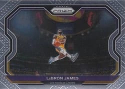 2020-21 Panini Prizm Base Set LeBron James #1 card
