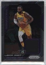 2020-21 Panini Prizm Sensational Swatches LeBron James #SSW-LBJ card