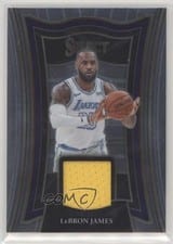 2020-21 Panini Select Selective Swatches LeBron James #SS-LBJ card
