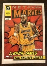 2021-22 Donruss Net Marvels LeBron James #2 card