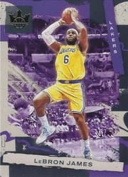 2021-22 Panini Court Kings Base Set LeBron James #6 card