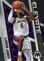 2021-22 Panini Mosaic Elevate LeBron James #6 card