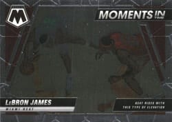 2021-22 Panini Mosaic Moments in Time LeBron James #4 card