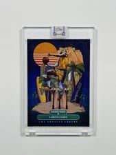 2021-22 Panini One and One Downtown LeBron James #1 card