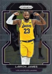 2021-22 Panini Prizm Base Set LeBron James #91 card