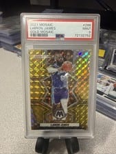 2021 Panini Mosaic LeBron James #286 card