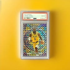 2022-23 Panini Mosaic Stained Glass LeBron James #2 card