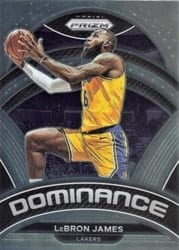 2022-23 Panini Prizm Dominance LeBron James #24 card