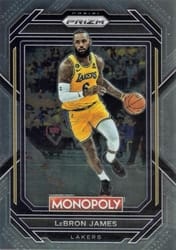 2022-23 Panini Prizm Monopoly Base Set LeBron James #40 card