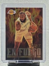 2022-23 Panini Select En Fuego LeBron James #7 card