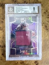 LeBron James 2022-23 Panini Select Throwback Memorabilia card