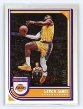 2022 Panini Hoops LeBron James Premium #170 card