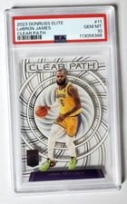 2023-24 Donruss Elite Clear Path LeBron James #11 card